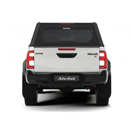 Hardtop Contour noir/ lisse sans fenêtre latérale pour Toyota Hilux Revo 2016+ double cabine Alu-Cab